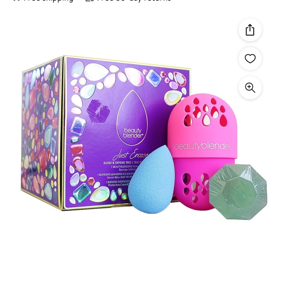 Beautyblender Just Encase Blend & Defend Trio (Sponge, Cleanser and Defender)